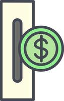 Slot for Coins Vector Icon