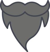 Beard and Moustache II Vector Icon