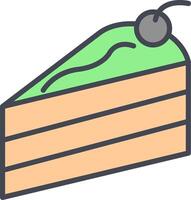 Cake Slice Vector Icon