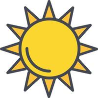 Sun I Vector Icon