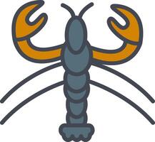 Lobster Vector Icon