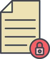 Private Document Vector Icon