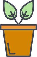 Plant Pot Vector Icon