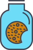 Cookie Jar Vector Icon