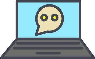 Online Conversation Vector Icon