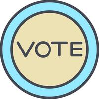 Vote Link Vector Icon