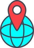 Global Locations Vector Icon