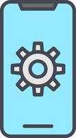 Mobile App Developing Vector Icon