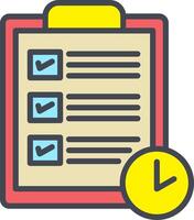 Content Planning Vector Icon