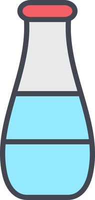 Milk Bottle Vector Icon