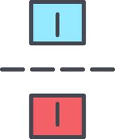 Linked Road Vector Icon