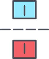 Linked Road Vector Icon