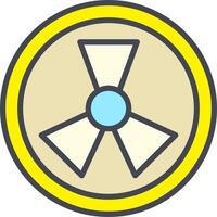 Radiation Vector Icon