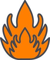 Flammable Material Vector Icon