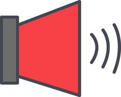 Audio High Volume Vector Icon