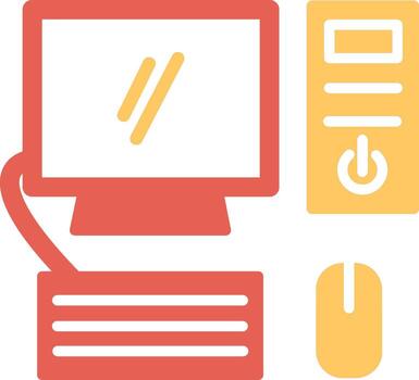 Computer Vector Icon