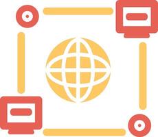 computadora conexión vector icono