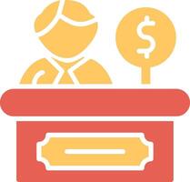 Cashier Vector Icon