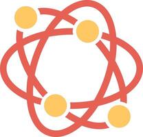 Atomic Structure Vector Icon