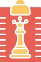 Clipboard Chess Vector Icon