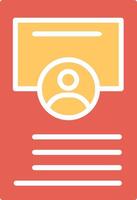 Profile Approve Vector Icon