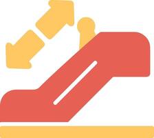 Horizontal Escalator Vector Icon