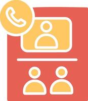 Conference Call Vector Icon