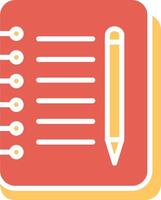 Notebook And Pen Vector Icon