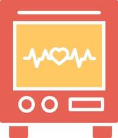 Heart Rate Machine Vector Icon