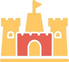 Sandcastle Vector Icon