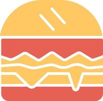 icono de vector de hamburguesa