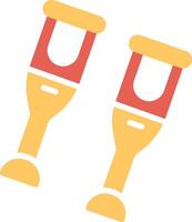 Crutches Vector Icon