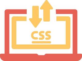 CSS Laptop Vector Icon