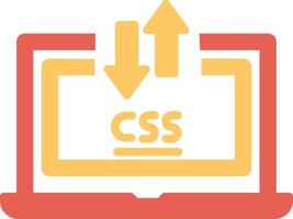 CSS Laptop Vector Icon