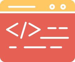 Web Coding Vector Icon