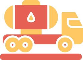 Tank Truck Vector Icon