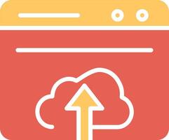 Upload Web Vector Icon