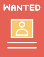 Wanted Poster Vector Icon