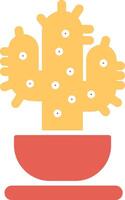 icono de vector de cactus