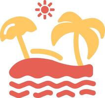 Beach Vector Icon