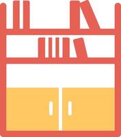 Book Shelf Vector Icon