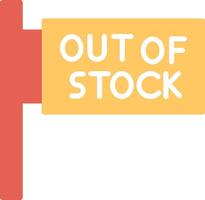 Out of Stock Vector Icon