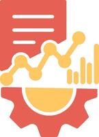 administrar icono de vector de datos