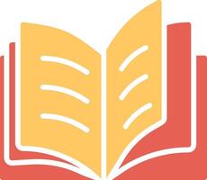 Open Book Vector Icon