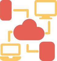 Cloud Computing Vector Icon