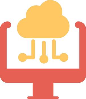 Cloud Computing Vector Icon