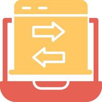 Data Transfer Vector Icon