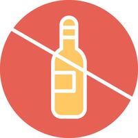 No Drinking Vector Icon