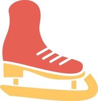 patines, vector, icono vector