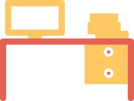 Study Desk II Vector Icon